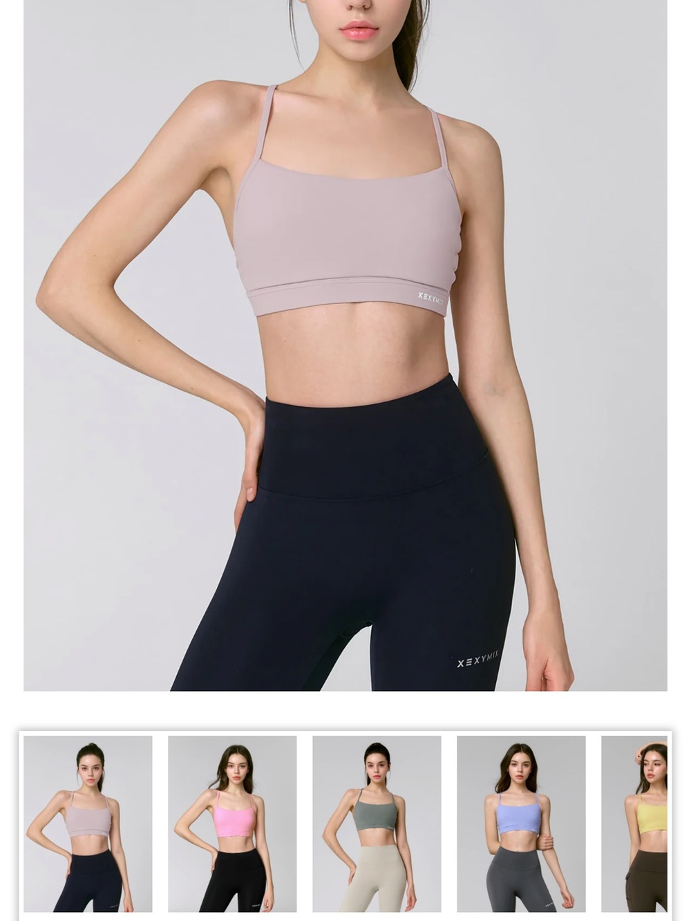 Xexymix comfort up crows back bra
